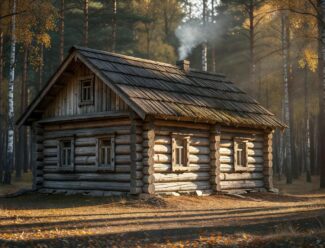 Тепло дерева: как живет бревенчатый дом