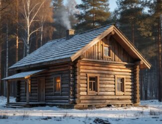 Теплый характер деревянного жилья